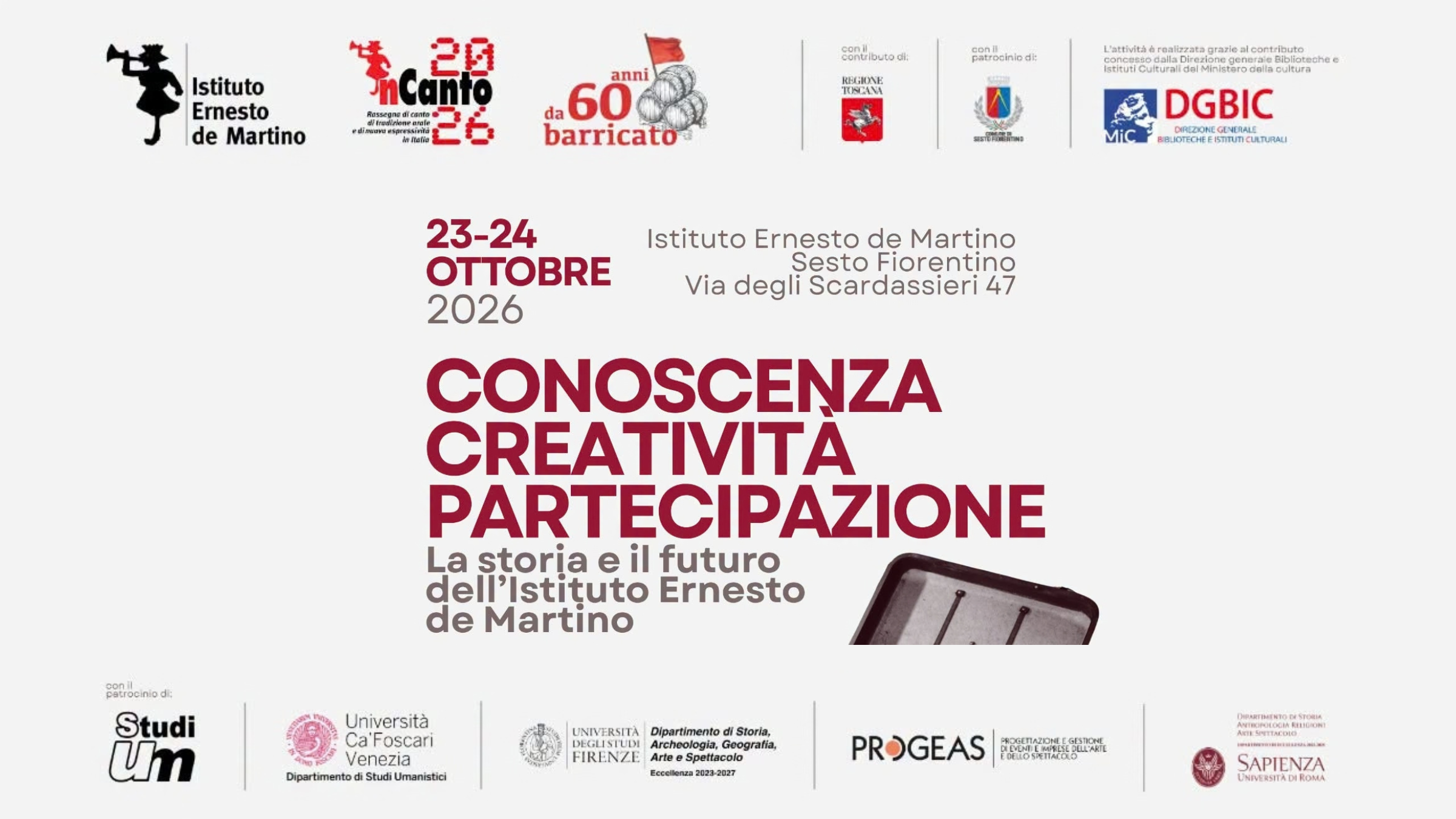 Conoscenza, Creatività, Partecipazione. La storia e il futuro dell’Istituto Ernesto de Martino